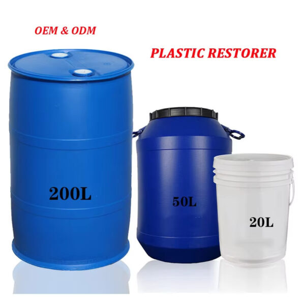 Plastic Trim Restorer Back To Black Gloss Plastic Parts Renew Liquid Silicone Tire Shine Restorer Car Care Cleaning KS07