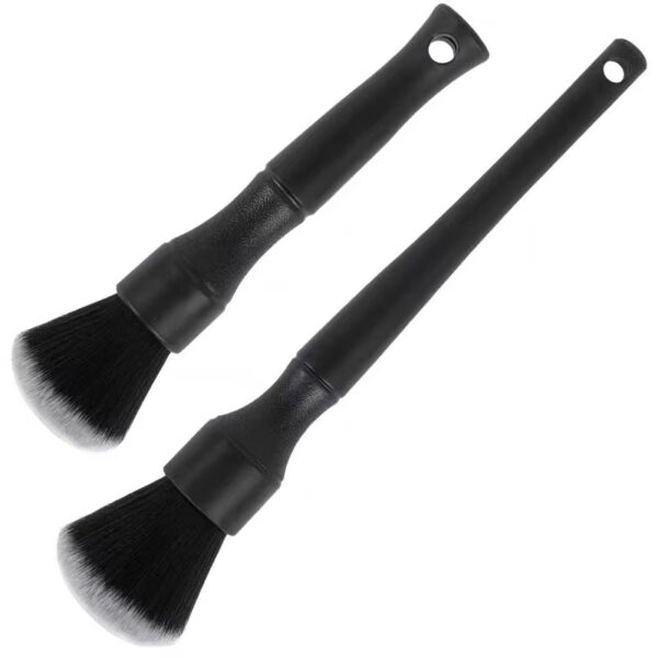Car Detailing Brushes Blue Nylon Bristle Plastic Car Wash Brushes Interior Detail Brush For Auto Car