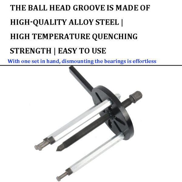 主图-02 Universal bearing removal puller,21 in1 Bearing Puller Kit, Bearing Removal Tool, Bearing Separator Set, Bearing Disassembly Gear Puller w/ 3-jaw Hooks and 6 Sizes Red Steel Inner Hole Extractor